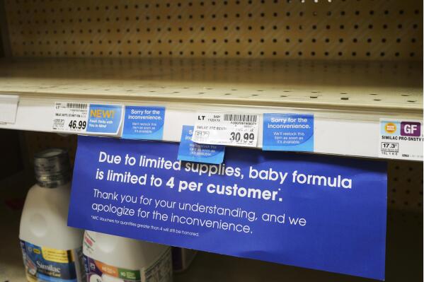 How much is baby formula sales